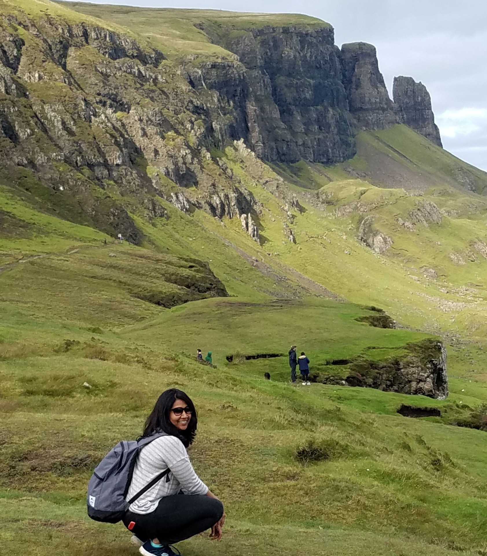 Posing in the Isle of Skye | Copyright image | From The Corner Table