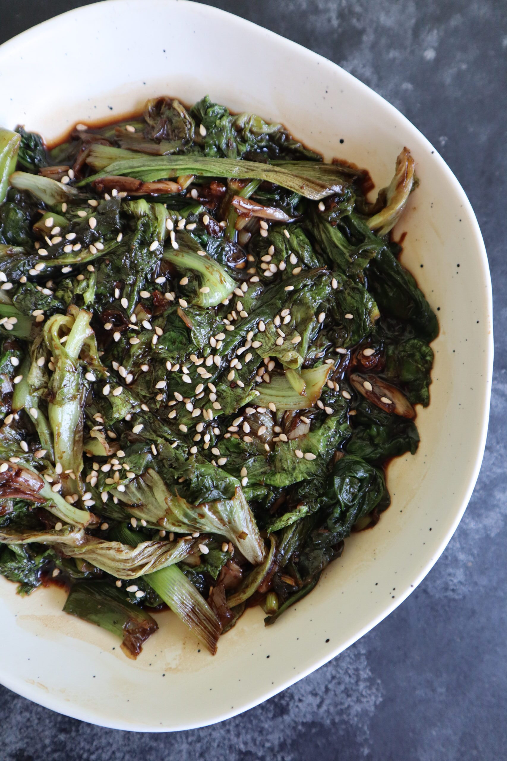 Stir Fried Lettuce & Greens