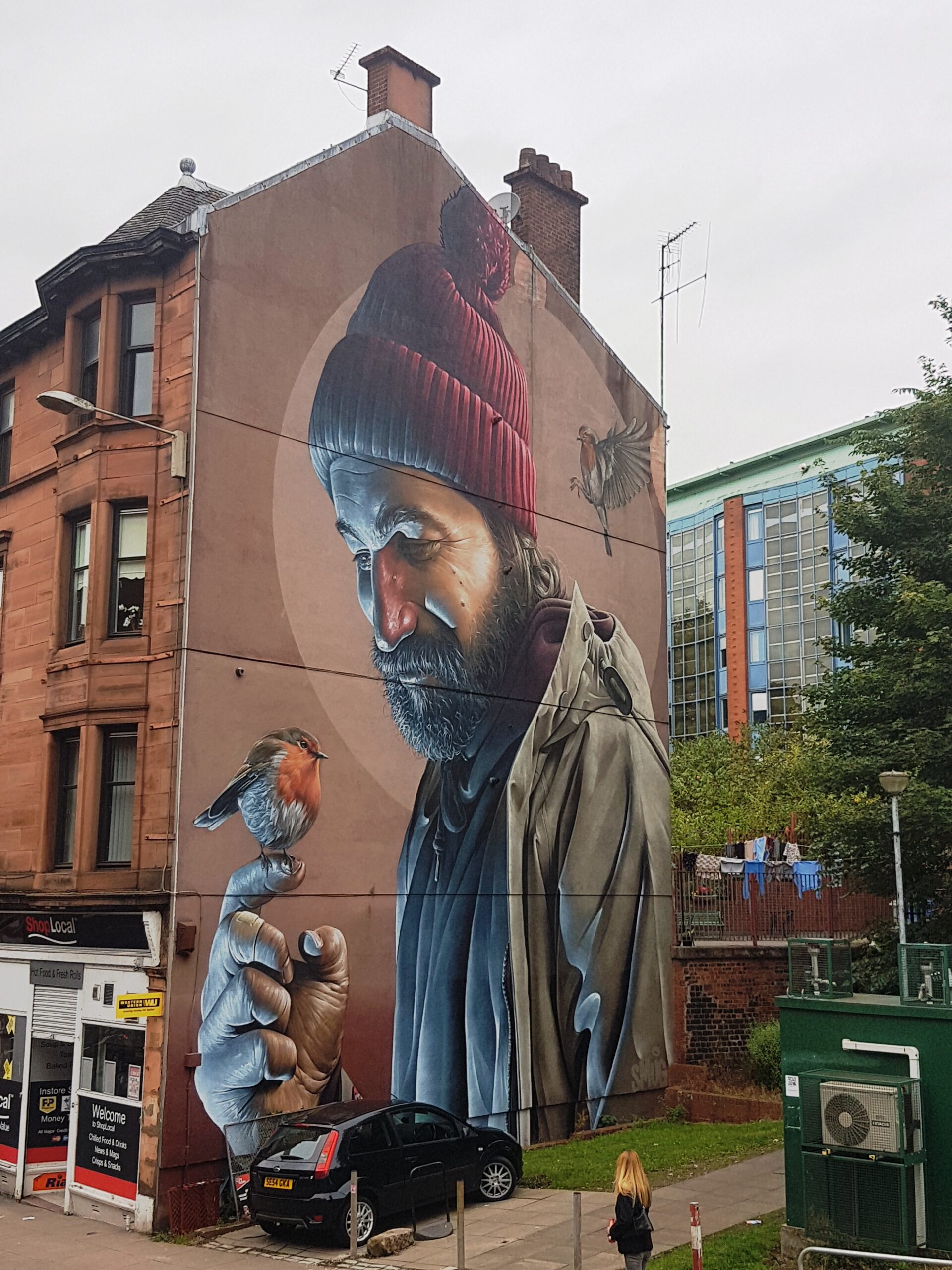 Murals on the walls of Glasgow's streets, #fromthecornertable