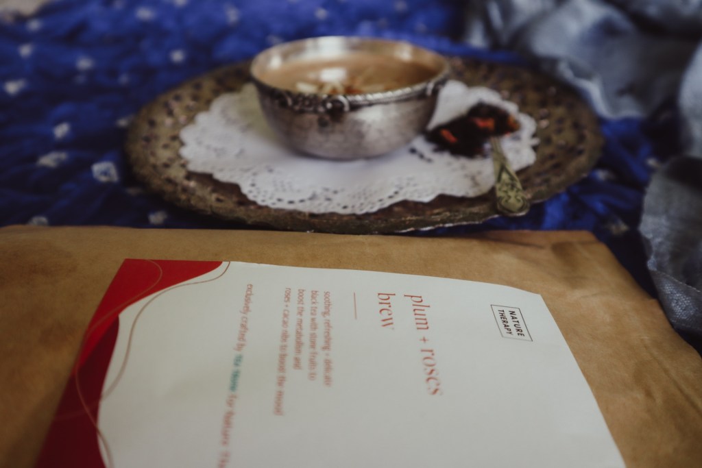 Plum + Rose Tea Paayesh | Recipe on From The Corner Table