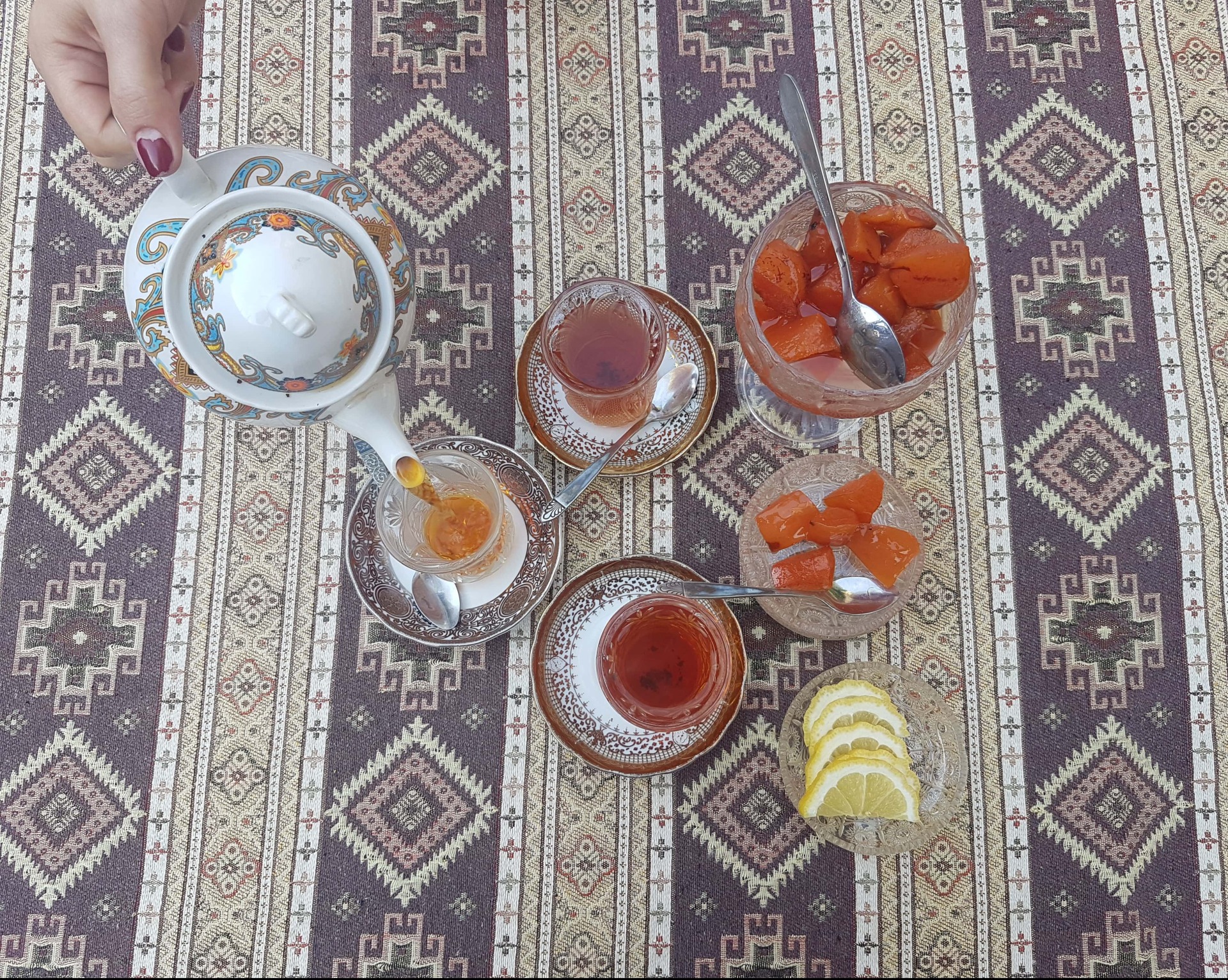 Azeri Chai & Jam, Azerbaijan | Copyright Image | From The Corner Table