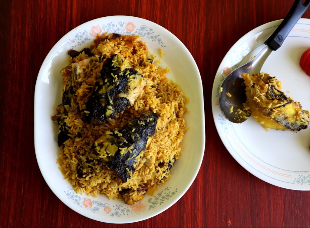 Fish Head Fried Rice | copyright image | From The Corner Table