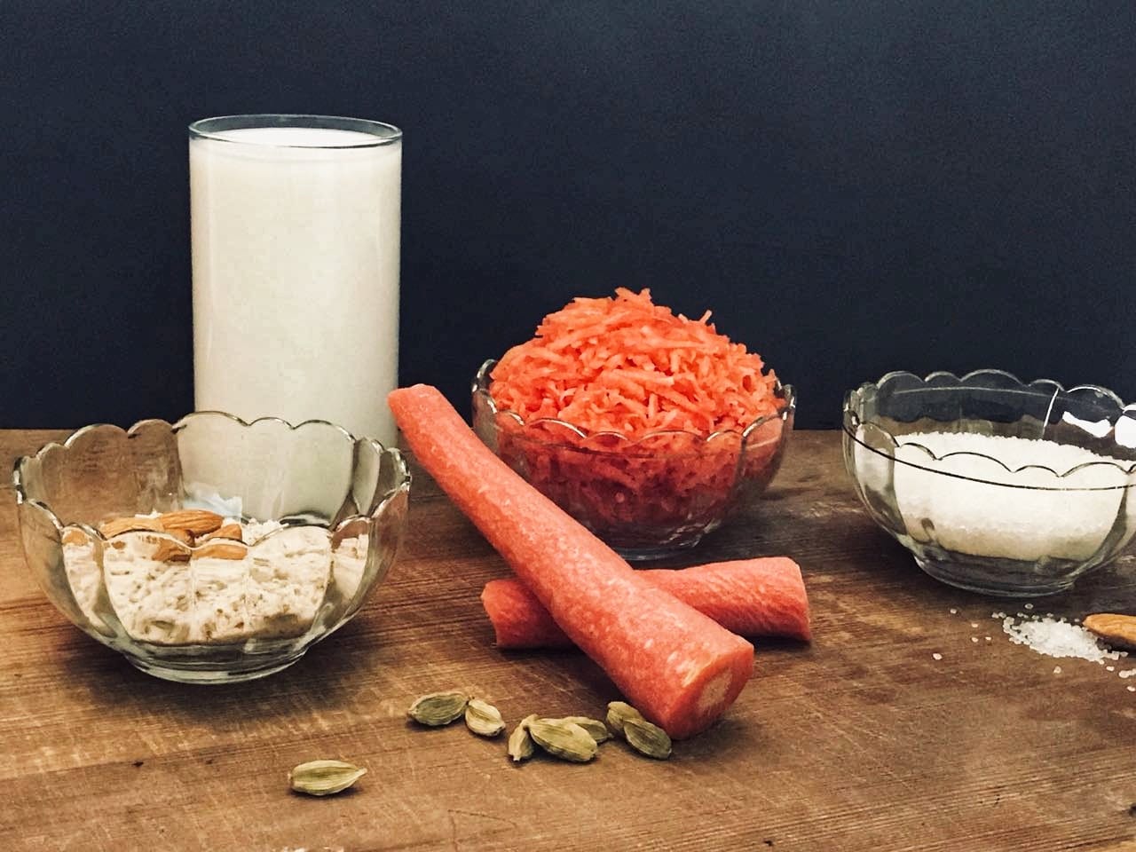 Gaajar ka Kheer Ingredients, from the corner table, #fromthecornertable