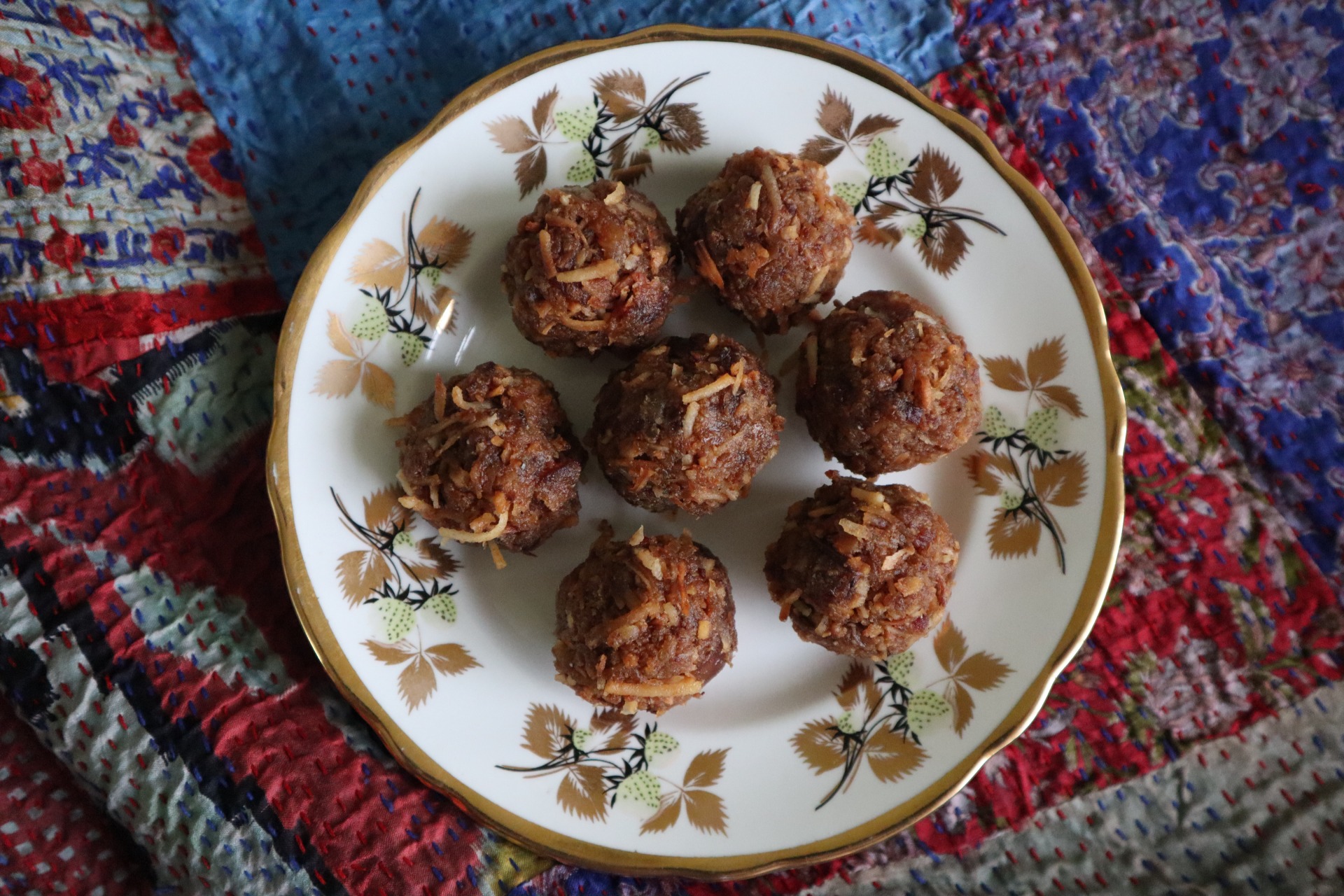 Toasted Coconut and Date Balls | From The Corner Table